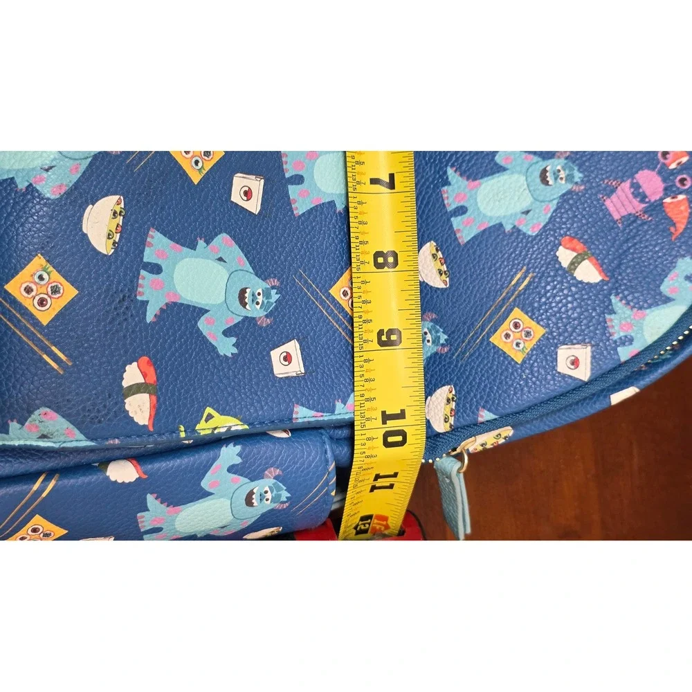 Disney Danielle Nicole Pixar Monsters Inc Sushi Mini Backpack Exclusive Blue